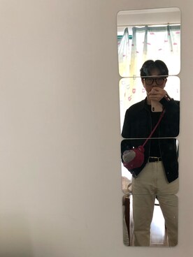 「COS（コス）のアイテム（ナイロンジャケット）」を使った、Tea-bushさん（メンズ・169cm）の春コーディネート