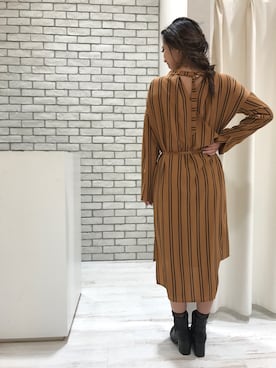 「アイテム（ワンピース/ドレス）」を使った、あゃさん（レディース・159cm・10代）の冬コーディネート