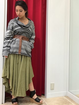 「アイテム（サンダル）」を使った、あゃさん（レディース・159cm・10代）の春コーディネート