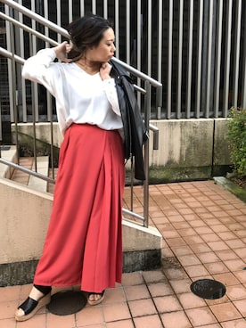 「アイテム（テーラードジャケット）」を使った、あゃさん（レディース・159cm・10代）の春コーディネート