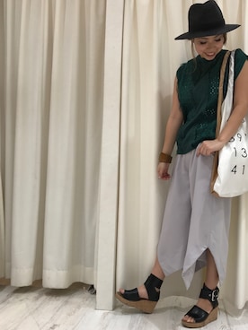 「アイテム（サンダル）」を使った、あゃさん（レディース・159cm・10代）の春コーディネート