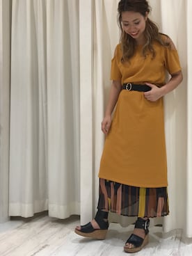 「アイテム（サンダル）」を使った、あゃさん（レディース・159cm・10代）の春コーディネート