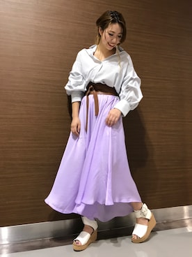 「アイテム（サンダル）」を使った、あゃさん（レディース・159cm・10代）の夏コーディネート