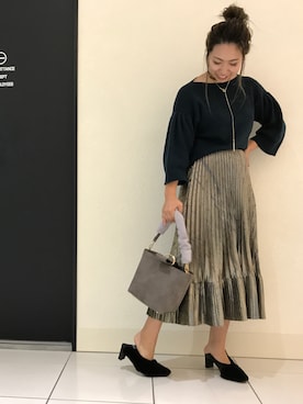 「トレンド」｜あゃさん（レディース・159cm）の秋コーディネート