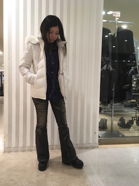 「TORNADO MART（トルネードマート）のアイテム（ジャケット/アウター）」を使った、Takahashiさん（レディース・157cm）の冬コーディネート