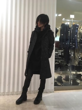 「TORNADO MART（トルネードマート）のアイテム（ジャケット/アウター）」を使った、Takahashiさん（レディース・157cm）の冬コーディネート
