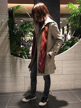 「TORNADO MART（トルネードマート）のアイテム（ジャケット/アウター）」を使った、Takahashiさん（レディース・157cm）の秋コーディネート