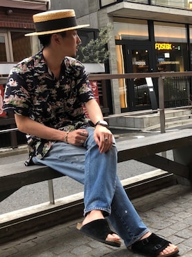 「Levis」｜とぅさん（メンズ・165cm）の春コーディネート