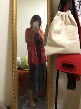 「FREE PEOPLE（フリーピープル）のアイテム（その他アウター）」を使った、Oyamoya_さん（レディース・166cm）の夏コーディネート
