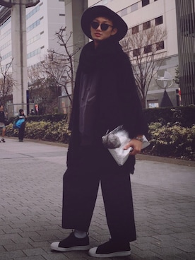「H&M（エイチ・アンド・エム）のアイテム（ジャケット/アウター）」を使った、たきにゃんさん（メンズ・170cm・20代）の冬コーディネート