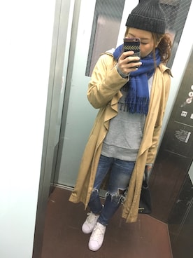 yumiさん（レディース・160cm）の冬コーディネート