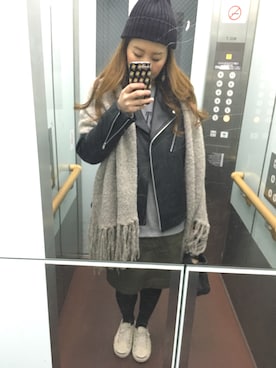 yumiさん（レディース・160cm）の冬コーディネート