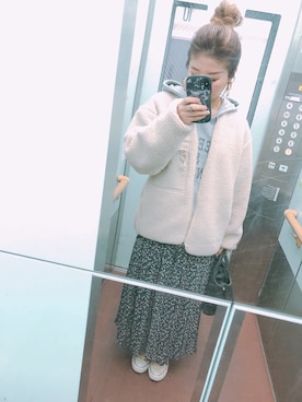 「AS as know as（エーエス アズノウアズ）のアイテム（スカート）」を使った、yumiさん（レディース・160cm）の冬コーディネート