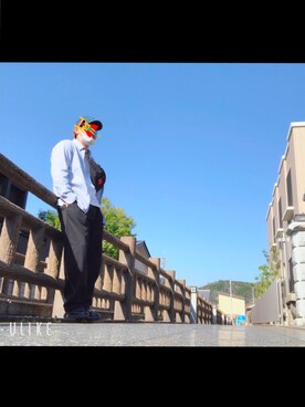 「リドム」｜「アイテム（バッグ）」を使った、TKMさん（メンズ・169cm）の春コーディネート