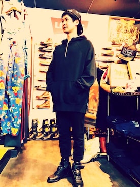 「PUMA by MIHARA YASUHIRO（プーマバイミハラヤスヒロ）のアイテム」を使った、さいすさん（メンズ・171cm）の冬コーディネート