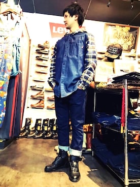 「PUMA by MIHARA YASUHIRO（プーマバイミハラヤスヒロ）のアイテム」を使った、さいすさん（メンズ・171cm）の冬コーディネート