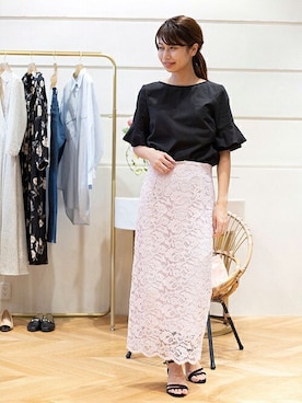 「La TOTALITE（ラトータリテ）のアイテム」を使った、yukimiさん（レディース・160cm）の秋コーディネート