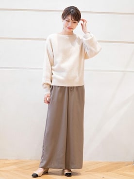 「La TOTALITE（ラトータリテ）のアイテム」を使った、yukimiさん（レディース・160cm）の秋コーディネート