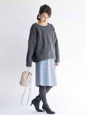 「La TOTALITE（ラトータリテ）のアイテム」を使った、yukimiさん（レディース・160cm）の秋コーディネート