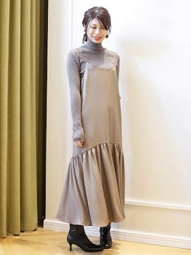 「ブーティ」｜yukimiさん（レディース・160cm）の冬コーディネート