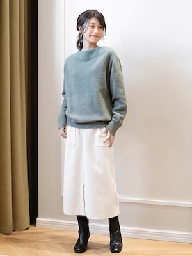 「La TOTALITE（ラトータリテ）のアイテム」を使った、yukimiさん（レディース・160cm）の冬コーディネート