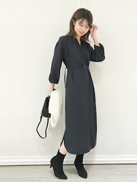 「La TOTALITE（ラトータリテ）のアイテム」を使った、yukimiさん（レディース・160cm）の冬コーディネート