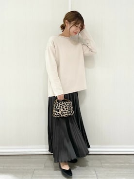 「フリルネック」｜yukimiさん（レディース・160cm）の秋コーディネート