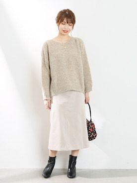 「TRICOTS JEAN MARC」｜yukimiさん（レディース・160cm）の秋コーディネート