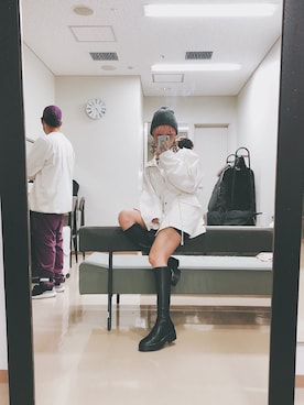 「衣装」｜「アイテム（その他アウター）」を使った、MA'LILさん（レディース・156cm）の冬コーディネート
