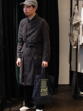 「WORK NOT WORK URBAN RESEARCH（ワークノットワークアーバンリサーチ）のアイテム」を使った、Makiyaさん（メンズ・175cm）の春コーディネート