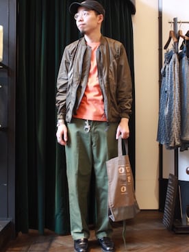 「WORK NOT WORK URBAN RESEARCH（ワークノットワークアーバンリサーチ）のアイテム」を使った、Makiyaさん（メンズ・175cm）の春コーディネート