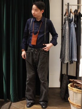 「アイテム（バングル/リストバンド）」を使った、Makiyaさん（メンズ・175cm・20代）の春コーディネート