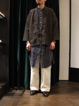 「WORK NOT WORK URBAN RESEARCH（ワークノットワークアーバンリサーチ）のアイテム」を使った、Makiyaさん（メンズ・175cm）の春コーディネート