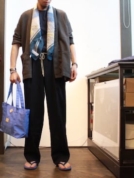 「worknotwork」｜「アイテム（ジャケット/アウター）」を使った、Makiyaさん（メンズ・175cm）の夏コーディネート