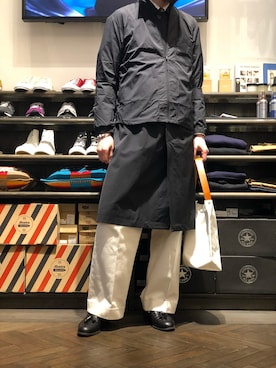 「WORK NOT WORK URBAN RESEARCH（ワークノットワークアーバンリサーチ）のアイテム（その他アウター）」を使った、Makiyaさん（メンズ・175cm）の春コーディネート
