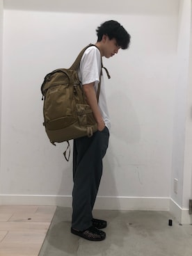 「Engineered Garments（エンジニアードガーメンツ）のアイテム」を使った、yuutokawashimaさん（メンズ・175cm）の夏コーディネート