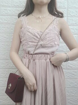 「盐系风格」｜「アイテム（キャミソール）」を使った、shuimumuさん（レディース・145cm）の夏コーディネート