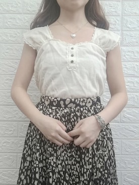 「盐系风格」｜「アイテム（スカート）」を使った、shuimumuさん（レディース・145cm）の夏コーディネート
