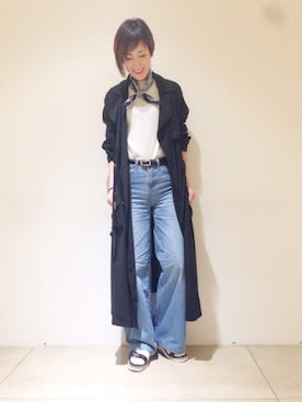 「LUCA/LADY LUCK LUCA（ルカ/レディラックルカ）のアイテム（サンダル）」を使った、togezoさん（レディース・170cm）の夏コーディネート