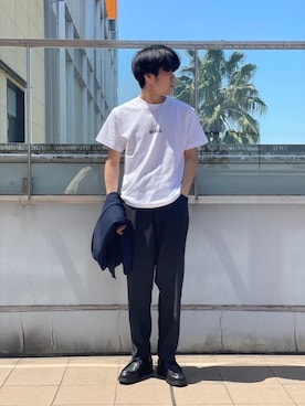 「KLEMAN（クレマン）の＜KLEMAN＞ PADRE/シューズ（モカシン/デッキシューズ）」を使った、DAISUKEさん（メンズ・172cm）の春コーディネート