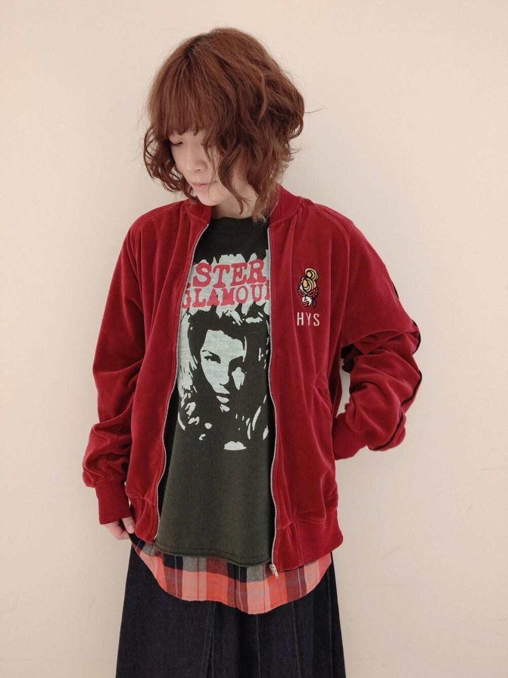 みちななな さま♡X-girl × HYSTERIC GLAMOUR ニット HYSTERIC GLAMOUR]THE BAD GIRLS編込 セーター/BLACK(02243NS04