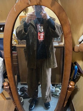 「アイテム（ダッフルコート）」を使った、moss【相互フォローもします】さん（メンズ・175cm）の春コーディネート