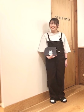 「SMITH'S（スミス）のアイテム（サロペット/オーバーオール）」を使った、coen むなかたさん（レディース・149cm）の春コーディネート