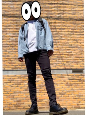 「8seconds（エイトセカンズ）のアイテム（ジャケット/アウター）」を使った、Yopiさん（メンズ・173cm）の春コーディネート