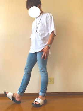 「H&M（エイチ・アンド・エム）のアイテム（腕時計）」を使った、taeki1027さん（メンズ・167cm）の夏コーディネート