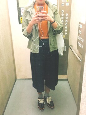 「POOL（プール）のアイテム（バッグ）」を使った、きんめさん（レディース・163cm）の秋コーディネート