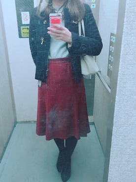 「VIS（ビス）のアイテム（アンサンブル）」を使った、きんめさん（レディース・163cm）の秋コーディネート