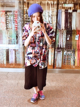 「VISON STREET（ヴィジョン ストリート）のアイテム」を使った、りゅき。さん（レディース・158cm）の夏コーディネート