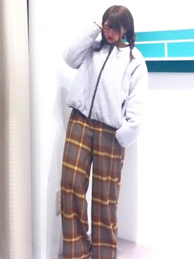 「frames RAY CASSIN（フレームスレイカズン）のアイテム（ブルゾン）」を使った、🌼すず🌼さん（レディース・152cm）の冬コーディネート