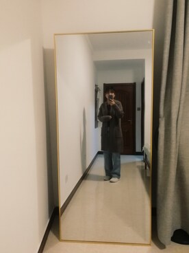 「アイテム（ピーコート）」を使った、第七只橙さん（レディース・160cm）の秋コーディネート